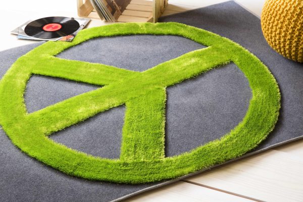 Peace Sign 4x6 Rug - Clearance For Sale