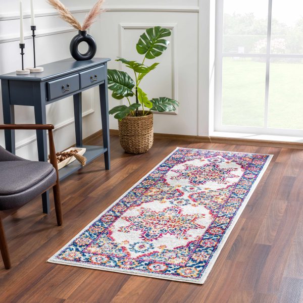 Istanbul Medallion Orange Area Rug - Clearance on Sale - Image 4