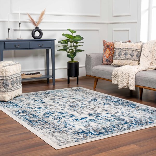 Istanbul Vintage Blue Area Rug - Clearance Online - Image 2