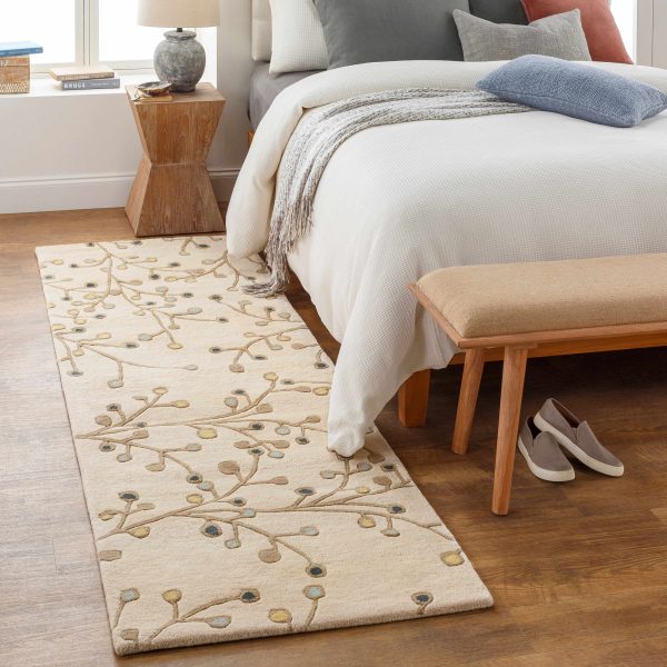 Beige Elsu Wool Rug Fashion