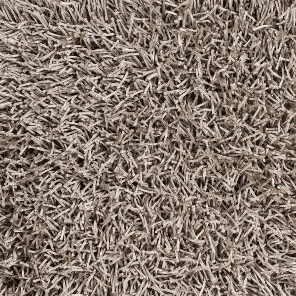 Browder Solid Brown Shag Rug - Clearance Sale